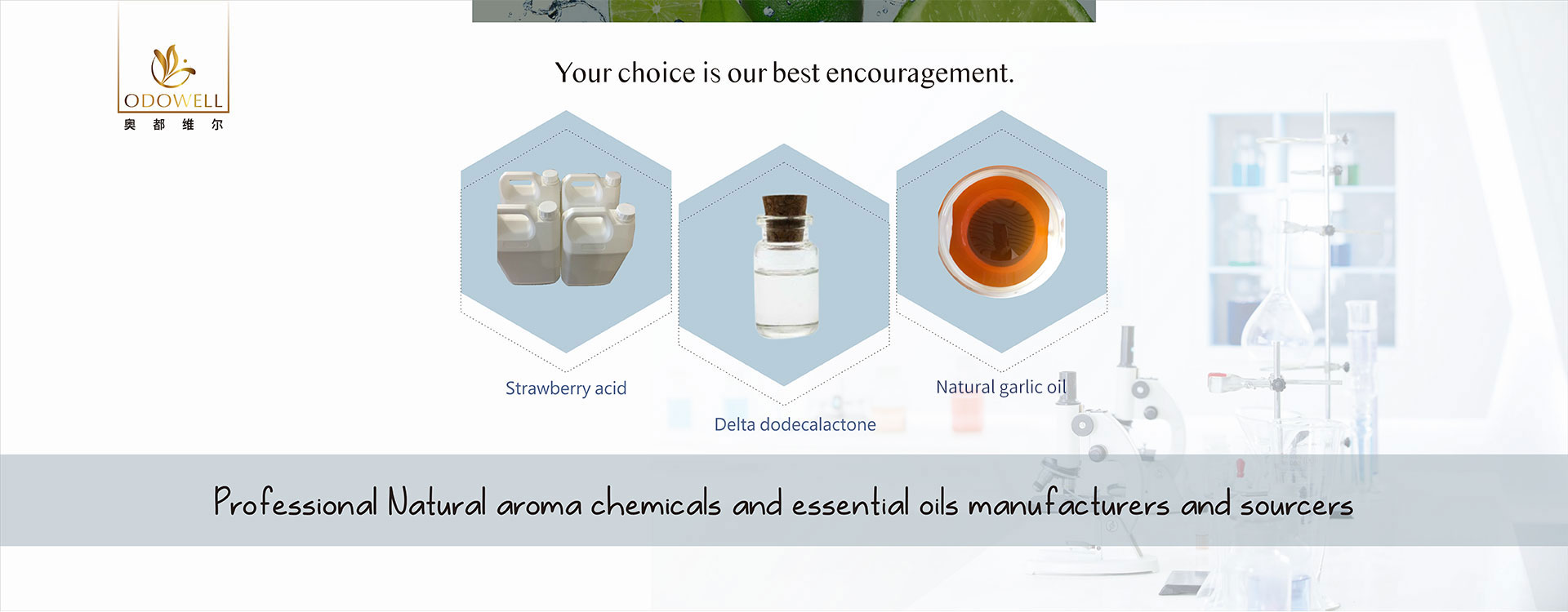 Produtos químicos do aroma Odowell