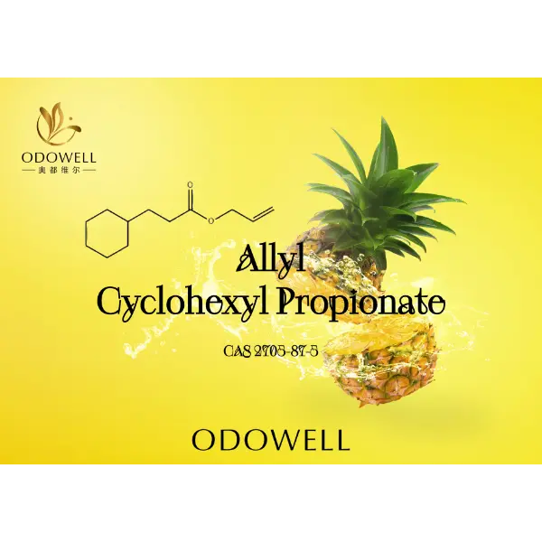 Propionato de Alil Ciclohexil – Éster de Abacaxi da ODOWELL para fragrâncias frutadas brilhantes e duradouras
