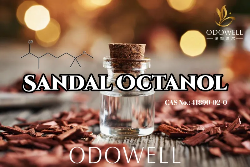 ODOWELL recomenda Sandal Octanol para aplicações limpas de sândalo e fragrâncias florais-amadeiradas