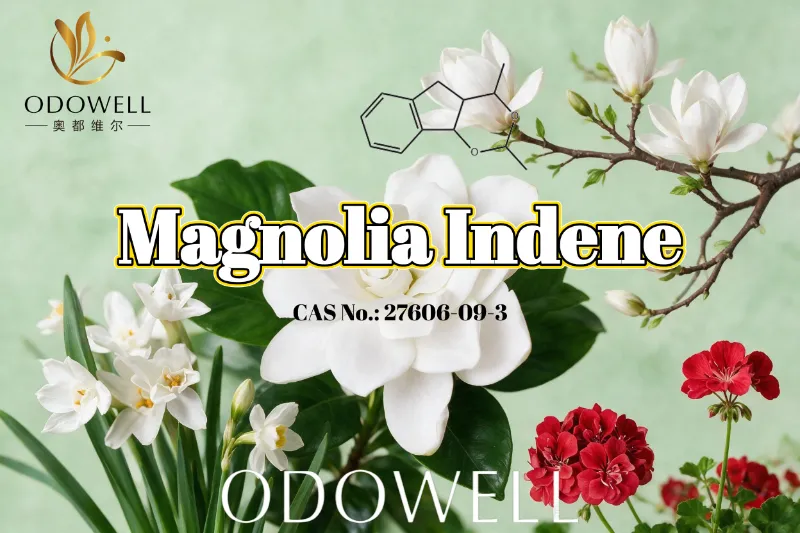 ODOWELL recomenda Magnolia Indene para aplicações de fragrâncias frescas florais-verdes e cítricas